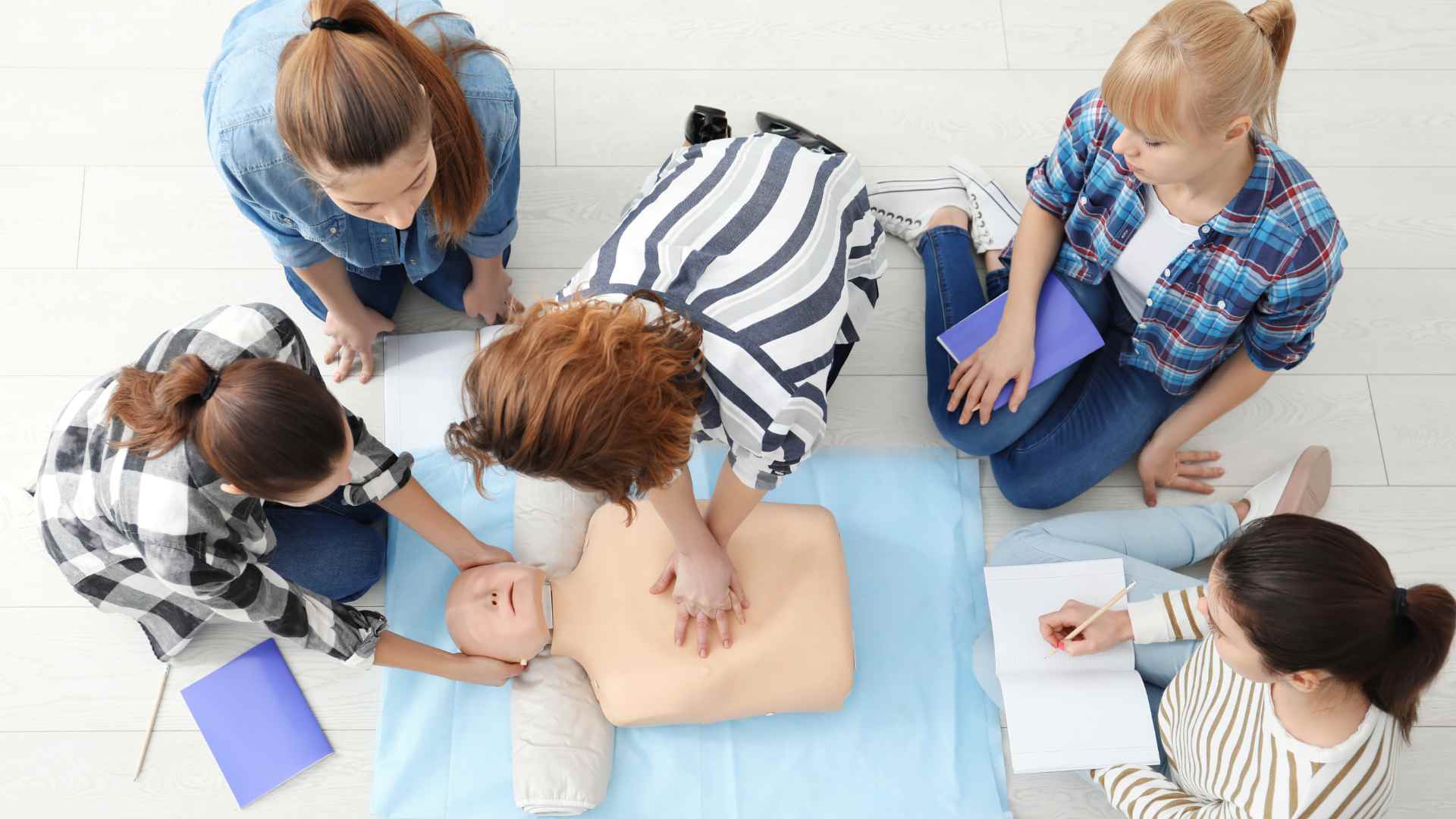 A first aid and cpr class at Coast2Coast