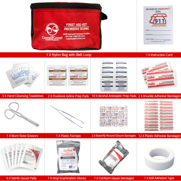 personal first aid kit contents